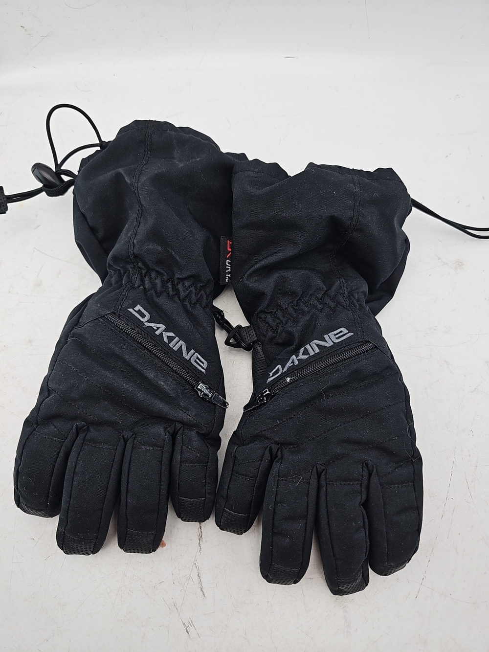 Dakine Black Kids Snow Mittens